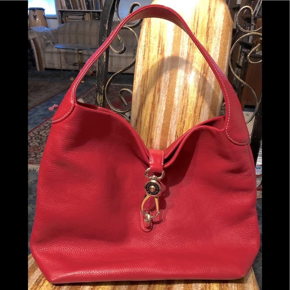 Dooney & Bourke Pebble Grain Logo Lock Bag NWOT